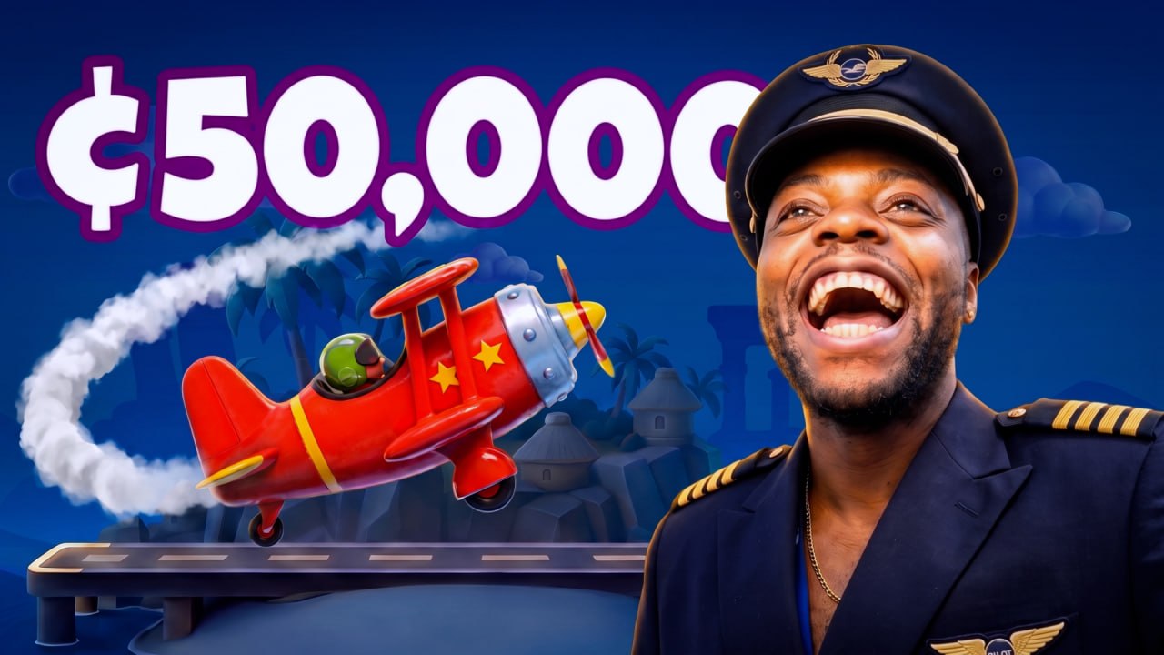 Most casino channels look the same: a man in a pilot s uniform is smiling and holding a toy plane